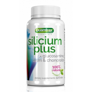 Quamtrax, Glucosamine Condroitin MSM + Silicium 120 таб (816277), фото