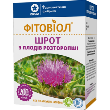 Шрот з плодів розторопші Віола - 100 г, фото