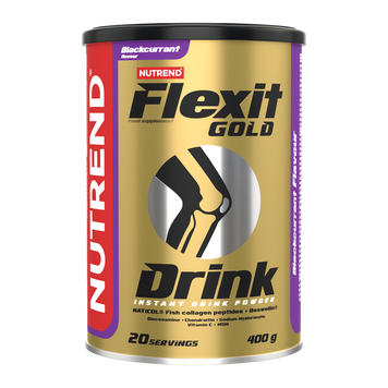 Nutrend, FLEXIT DRINK GOLD, чорна смородина, 400 г (NUT-86107), фото