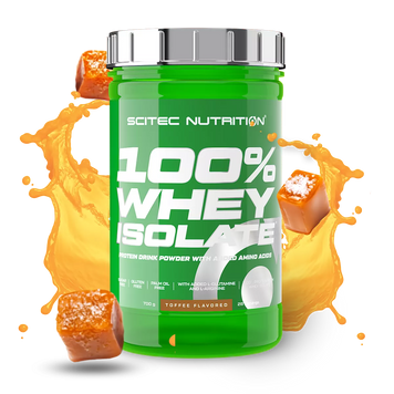 Протеїн ізолят Scitec Nutrition 100% Whey Isolate | солона карамель - 700 г, фото