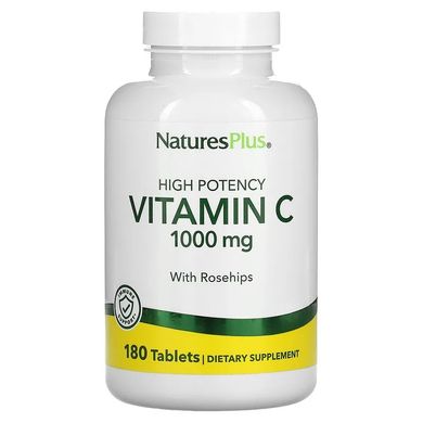 Nature's Plus, Витамин С, 1000 мг, 180 таблеток (NAP-02290), фото