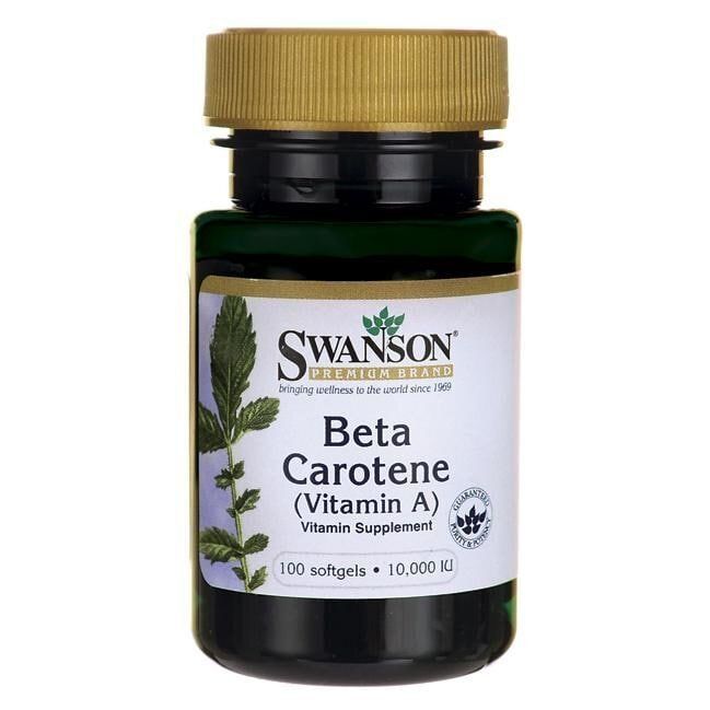 Купить Бета каротин (витамин А), Beta-Carotene, Swanson, 10000 МЕ (3000 ...