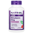 Natrol, Мелатонін, швидко розчиняється, полуниця, 3 мг, 150 таблеток (NTL-07281)