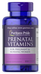 Вітаміни для вагітних, Prenatal Vitamins, Puritan's Pride, 100 капсул (PTP-13700), фото