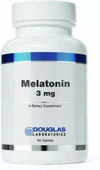 Мелатонін, Douglas Laboratories, 3 мг, 60 таблеток (DOU-01641), фото