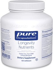 Pure Encapsulations, Longevity Nutrients, Питательные вещества для долгожительства, 120 капсул (PE-01182), фото