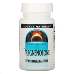 Source Naturals, прегненолон, 50 мг, 120 таблеток (SNS-00925), фото