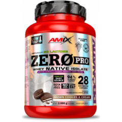 Amix, ZeroPro Protein, темне печиво з вершками, 1000 г (818064), фото