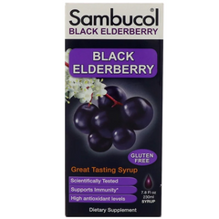 Sambucol, Сироп з чорної бузини, оригінальна рецептура, 230 мл (SBL-00111), фото