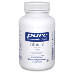 Pure Encapsulations, Литий оротат, 5 мг, 90 капсул (PE-01126), фото