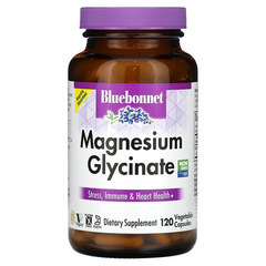 Bluebonnet Nutrition, Магний глицинат, 100 мг, 120 растительных капсул (BLB-00749), фото