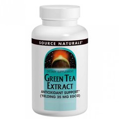 Экстаракт листьев зеленого чая, Source Naturals, 100 мг, 120 таблеток (SNS-01850), фото