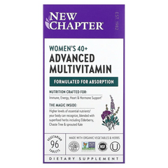 New Chapter, улучшенный мультивитаминный комплекс для женщин старше 40 лет, 48 вегетарианских таблеток (NCR-00310), фото