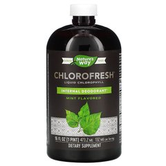 Nature's Way, Chlorofresh, жидкий хлорофилл, без добавок, 132 мг, 473,2 мл (NWY-03501), фото