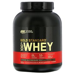 Optimum Nutrition, 100% Whey Gold Standard, сироватковий протеїн, зі смаком молочного шоколаду, 2270 г (OPN-02414), фото
