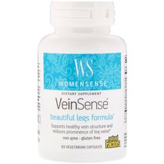 Поддержка вен для женщин, VeinSense, Natural Factors, 60 капсул (NFS-04943), фото