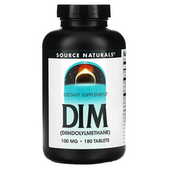 Source Naturals, DIM (дииндолилметан), 100 мг, 180 таблеток (SNS-02044), фото