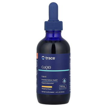 Trace Minerals ®, рідкий коензим Q10, мандарин, 100 мг, 118 мл (TMR-00316), фото
