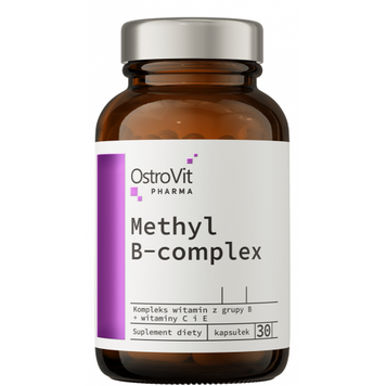 Комплекс вітамінів групи B Ostrovit Pharma Methyl B-Complex - 30 капсул, фото
