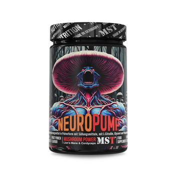 MST, Neuro Pump, Предтренировочный комплекс, НЕЙРОПАМП, фруктовый пунш, 500 г (MST-16638), фото