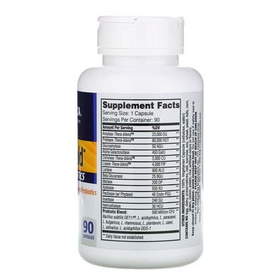 Enzymedica, Digest Gold + пробіотики, 90 капсул (ENZ-29090), фото