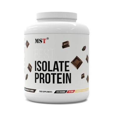 MST, Best Isolate Protein, ізолят протеїну, подвійний шоколад, 67 порцій, 2010 г (MST-16400), фото