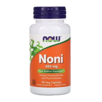 Now Foods, Ноні, 450 мг, 90 рослинних капсул (NOW-04712), фото