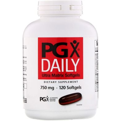 Поліглікомплекс (PGX), Natural Factors, ультра, 750 мг, 120 капсул (NFS-35561), фото