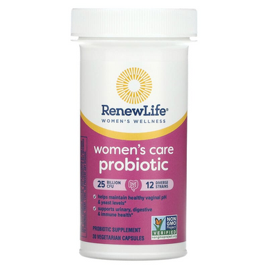 Renew Life, Пробіотик для жінок, 25 млрд КУО, 30 вегетаріанських капсул (REN-15863), фото