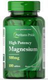 Puritan's Pride PTP-15535 Магній, Magnesium, Puritan's Pride, 500 мг, 100 таблеток (PTP-15535)