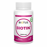Biotus BIO-530302 Біотин, Biotin, Biotus, 10000 мкг, 100 капсул (BIO-530302)