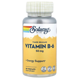 Витамин B6 50 мг (медленное высвобождение) Solaray - 60 капсул VegCap, фото