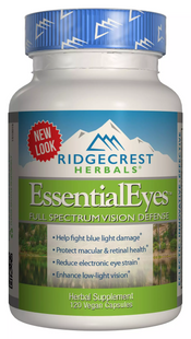 Комплекс для захисту і поліпшення зору, EssentialEyes, RidgeCrest Herbals, 120 гелевих капсул (RDH-00197), фото