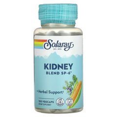 Суміш для нирок, Kidney Blend SP-6, Solaray, 100 капсул (SOR-00260), фото