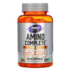 Now Foods, Amino Complete, амінокислотний комплекс, 120 вегетаріанських капсул (NOW-00011), фото