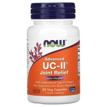 UC-II колаген для суглобів NOW Foods UC-II Joint Health - 60 рослинних капсул, фото