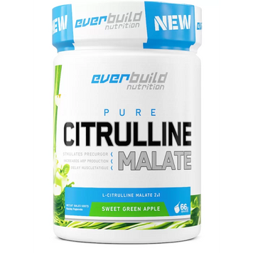 Everbuild, Citrulline Malate, Цитрулин малат, 2800 мг, сладкое зеленое яблоко, 200 г (EVB-75690), фото