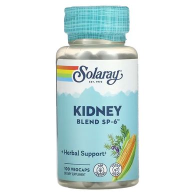Суміш для нирок, Kidney Blend SP-6, Solaray, 100 капсул (SOR-00260), фото