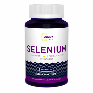 Селен, Selenium Powerfull, Sunny Caps, 50 мкг, 100 капсул (SUN-530760), фото