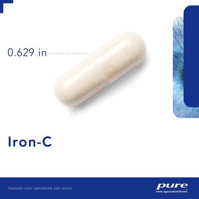 Pure Encapsulations, Железо-C, 60 капсул (PE-00159), фото