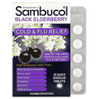 Sambucol, черная бузина, средство от гриппа и простуды, 30 быстрорастворимых таблеток (SBL-00150)