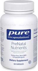 Pure Encapsulations, PreNatal Nutrients, 60 капсул (PE-01626), фото
