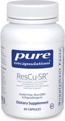 Ресвератрол і куркумін, ResCu-SR, Pure Encapsulations, 60 капсул (PE-01407), фото