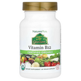 NaturesPlus, Source of Life&reg; Garden, сертифікований органічний вітамін B12, 60 веганських капсул (NAP-30734), фото
