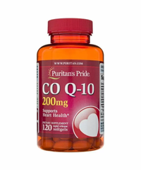 Коензим Q10, CO Q-10, Puritan's Pride, 200 мг, 120 гелевих капсул (PTP-00010), фото