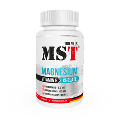 MST Nutrition, Магний + витамин В6, 100 таблеток (MST-00318), фото