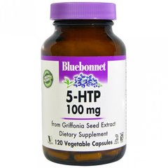 Bluebonnet Nutrition, 5-гідрокситриптофан, 100 мг, 120 вегетаріанських капсул (BLB-00053), фото