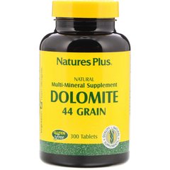 Доломит, Natures Plus, 300 таблеток (NAP-03870), фото