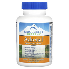 Комплекс для ліквідації втоми, Adrenal Fatigue Fighter, RidgeCrest Herbals, 60 гелевих капсул (RDH-00310), фото