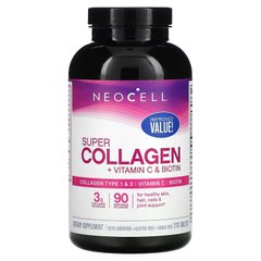 Neocell, Суперколаген + вітамін C и біотин, 270 таблеток (NEL-13262), фото